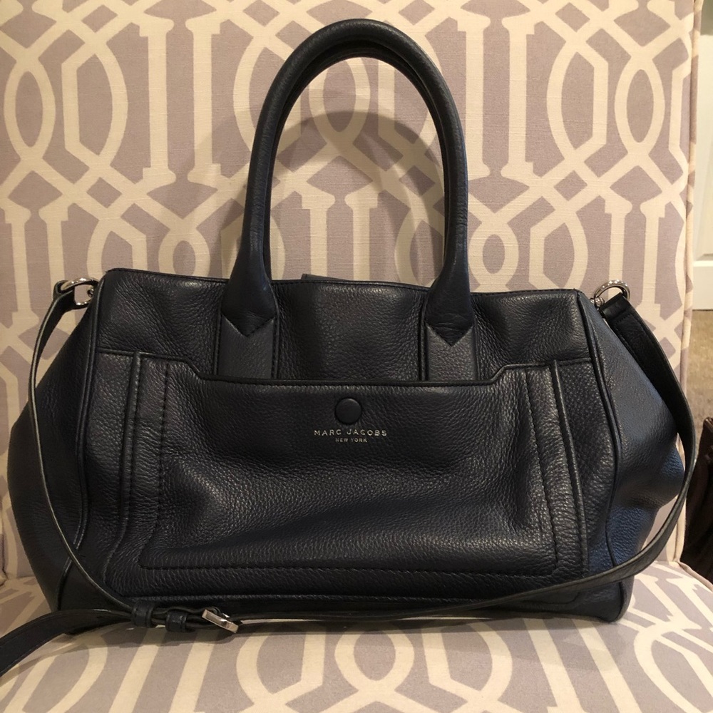 Marc Jacobs Navy Blue Satchel